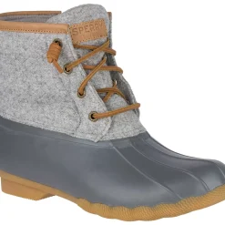Saltwater Duck Boot|Sale^Sperry Women's Saltwater Wool Embossed Thinsulate&trade; Duck Boot Grey