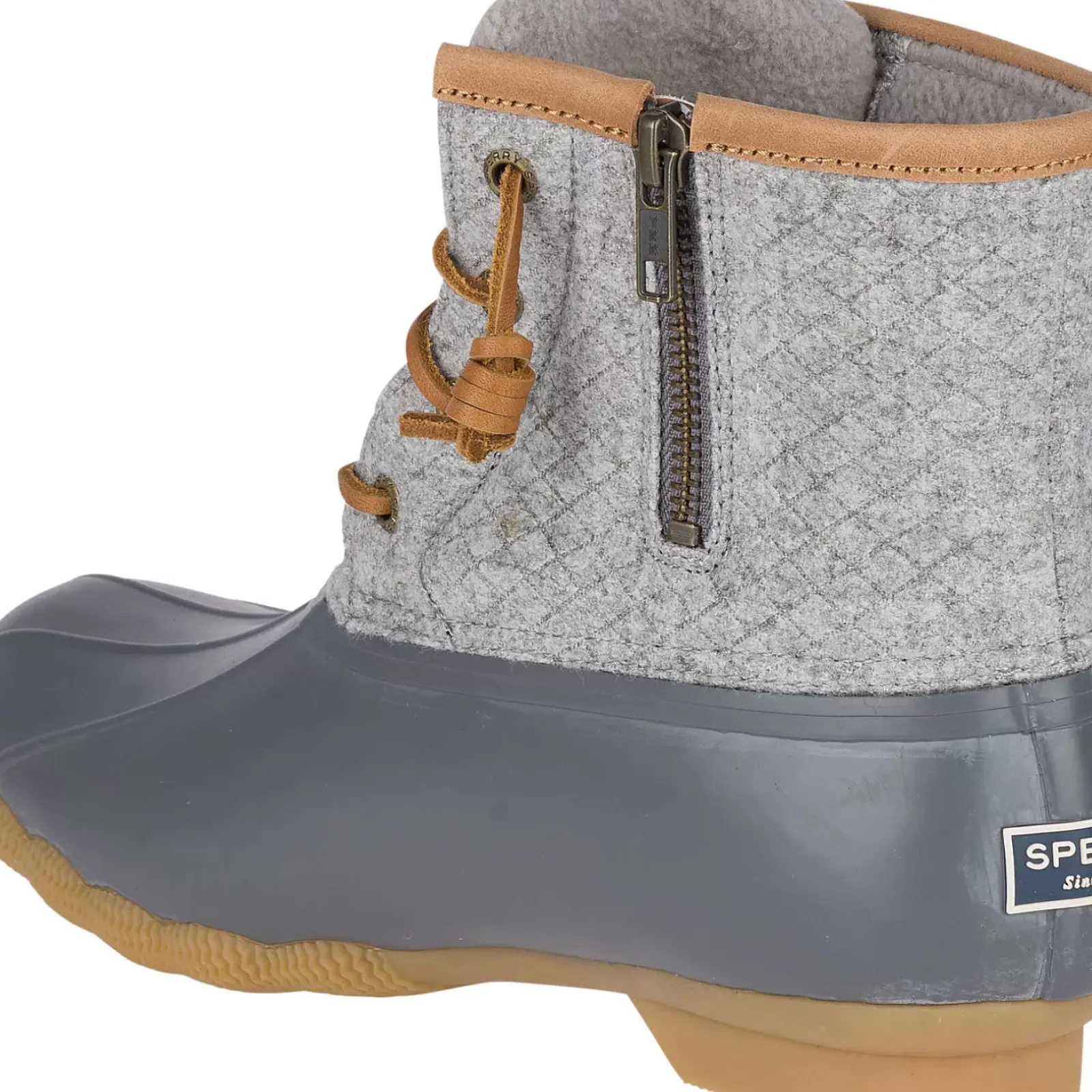 Saltwater Duck Boot|Sale^Sperry Women's Saltwater Wool Embossed Thinsulate™ Duck Boot Grey