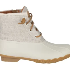 Saltwater Duck Boot|Sale^Sperry Women's Saltwater Wool Embossed Thinsulate™ Duck Boot Oat