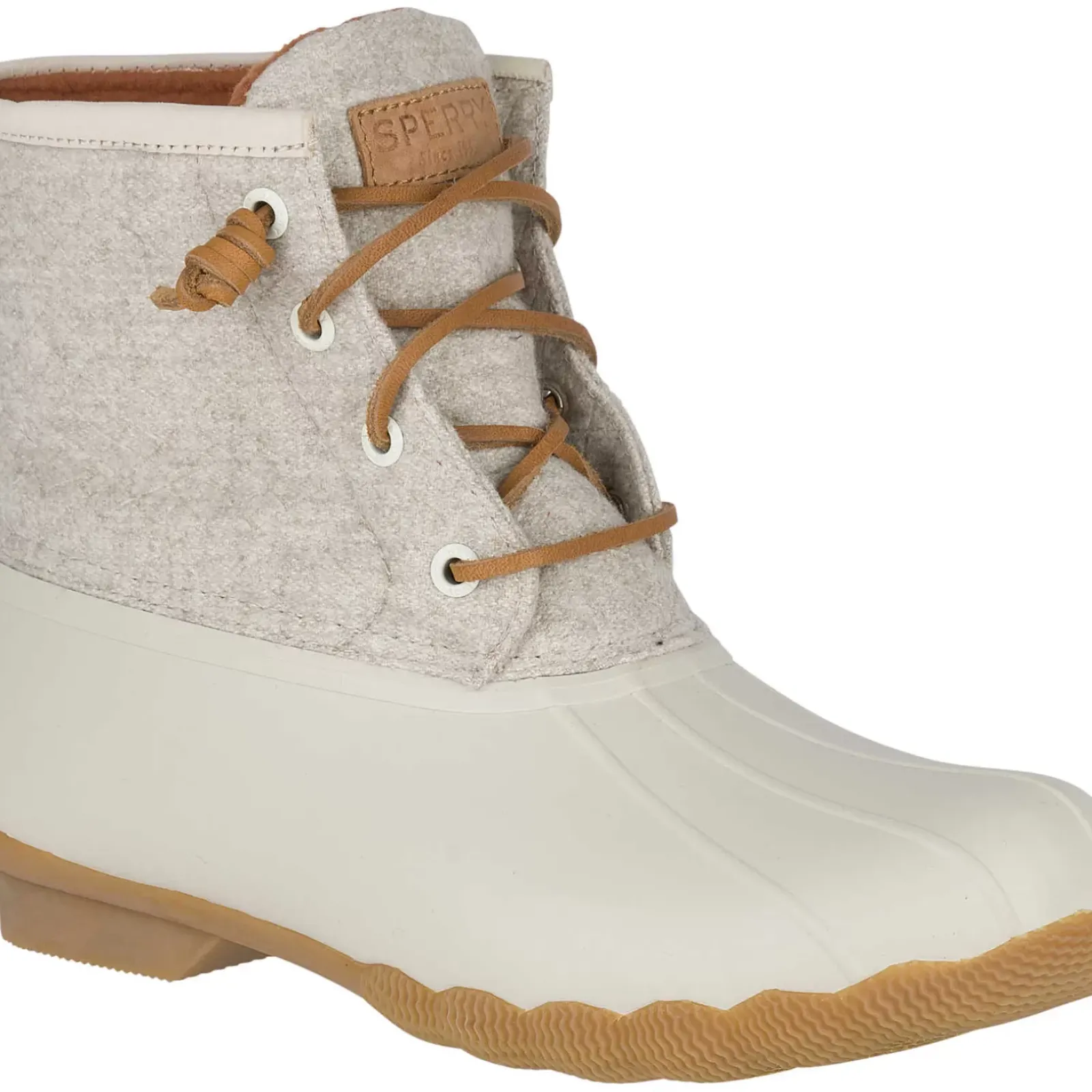 Saltwater Duck Boot|Sale^Sperry Women's Saltwater Wool Embossed Thinsulate™ Duck Boot Oat