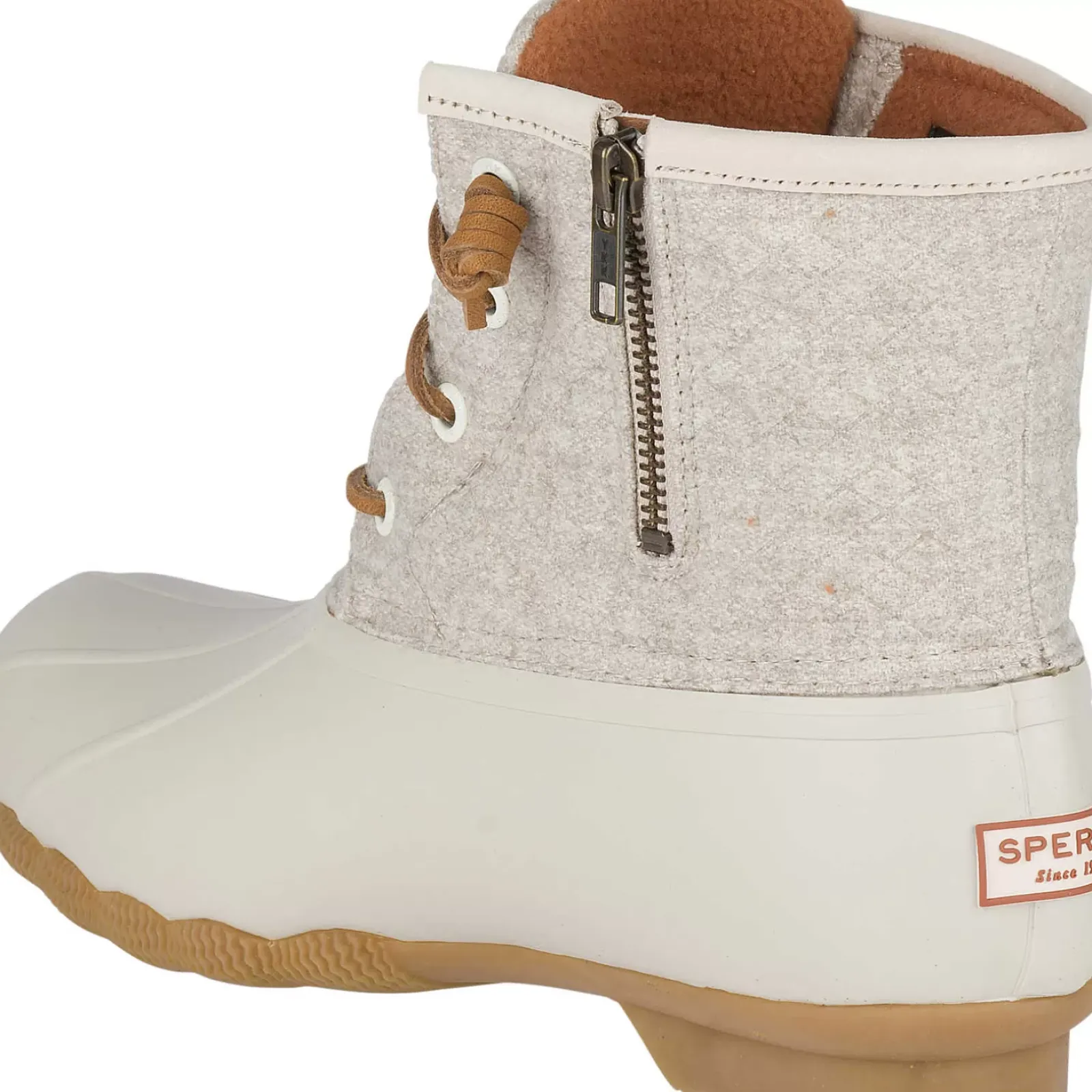 Saltwater Duck Boot|Sale^Sperry Women's Saltwater Wool Embossed Thinsulate™ Duck Boot Oat