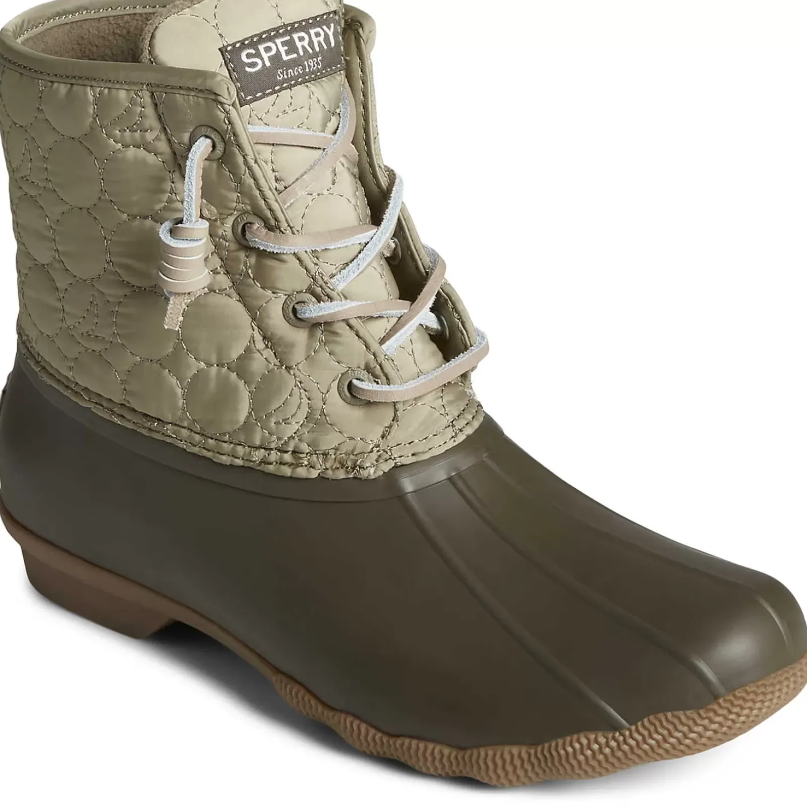 Saltwater Duck Boot|Sale^Sperry Women's Saltwater™ Circle Nylon Duck Boot Olive