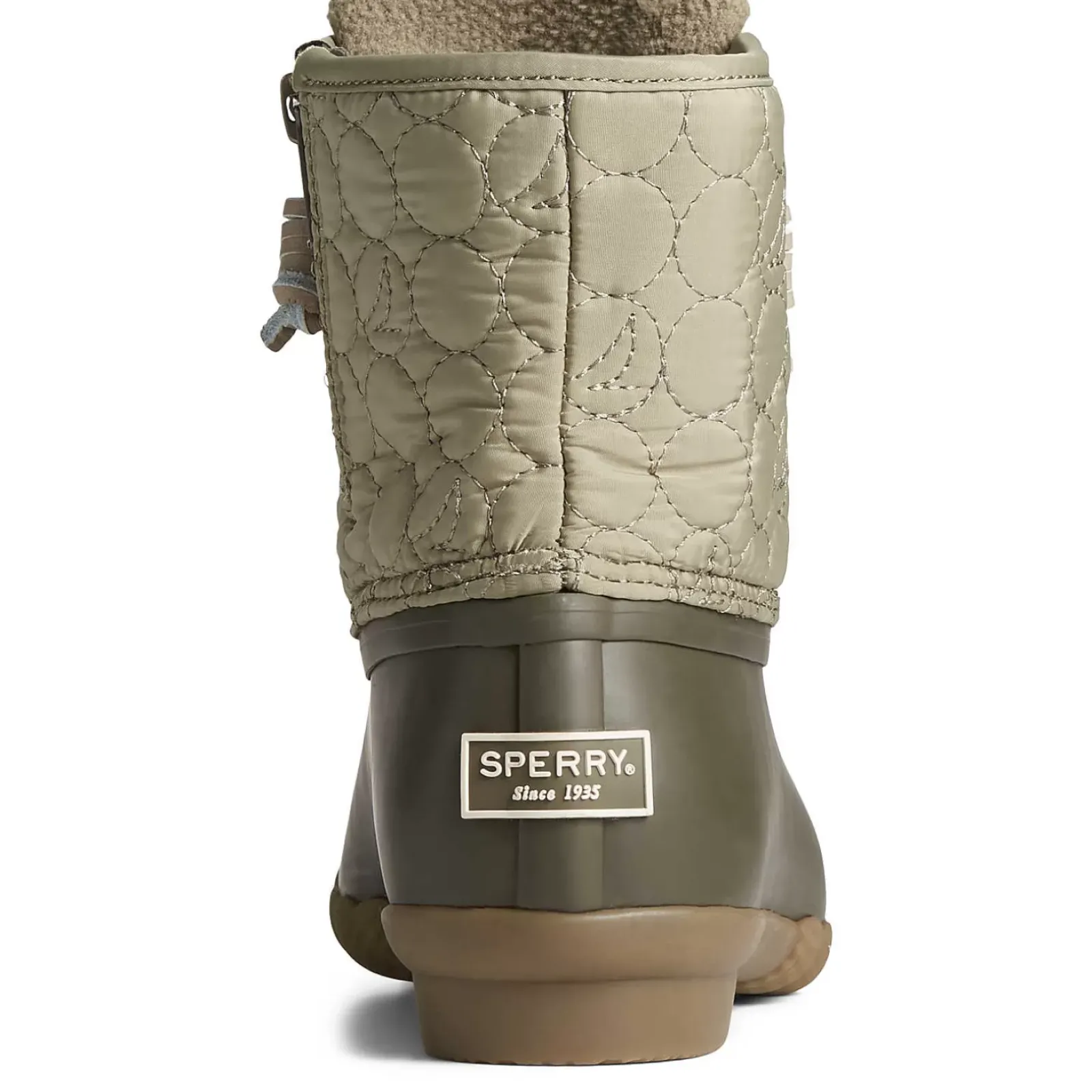 Saltwater Duck Boot|Sale^Sperry Women's Saltwater™ Circle Nylon Duck Boot Olive