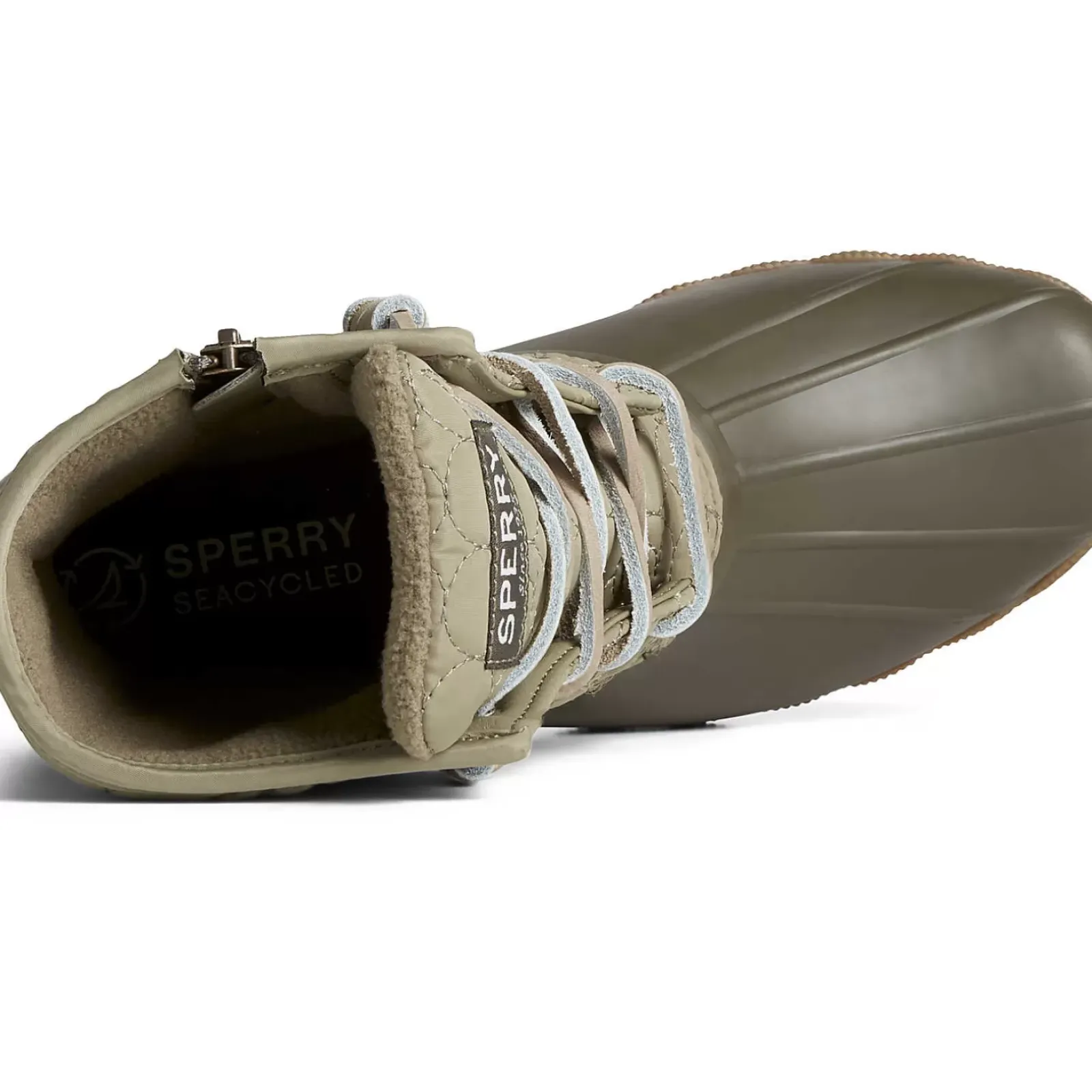 Saltwater Duck Boot|Sale^Sperry Women's Saltwater™ Circle Nylon Duck Boot Olive