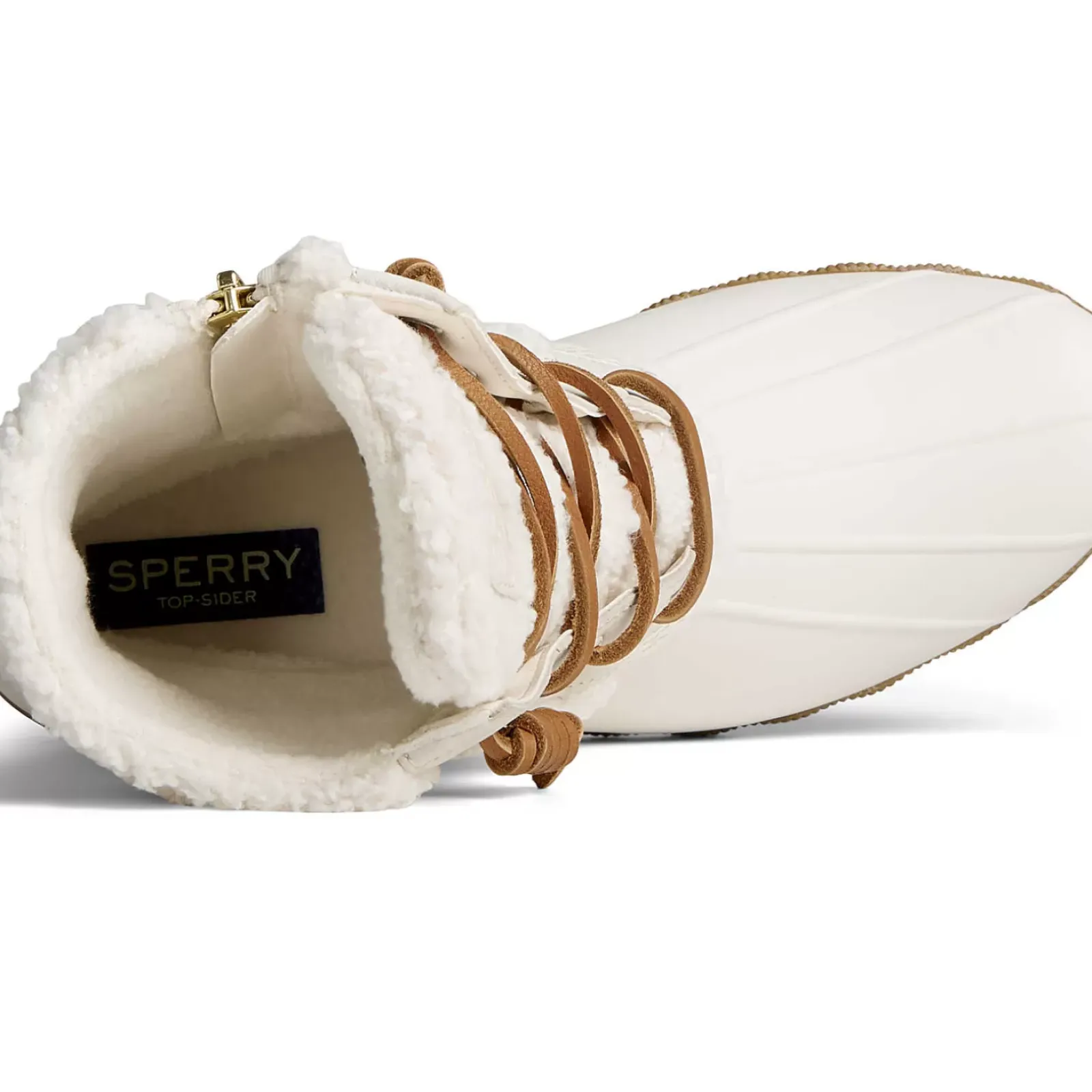 Saltwater Duck Boot|Sale^Sperry Women's Saltwater™ Rainbow Sherpa Duck Boot Ivory