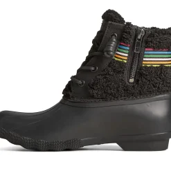 Saltwater Duck Boot|Sale^Sperry Women's Saltwater&trade; Rainbow Sherpa Duck Boot Black