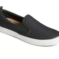 SeaCycled|Sale^Sperry Women's SeaCycled&trade; Crest Twin Gore Canvas Sneaker Black