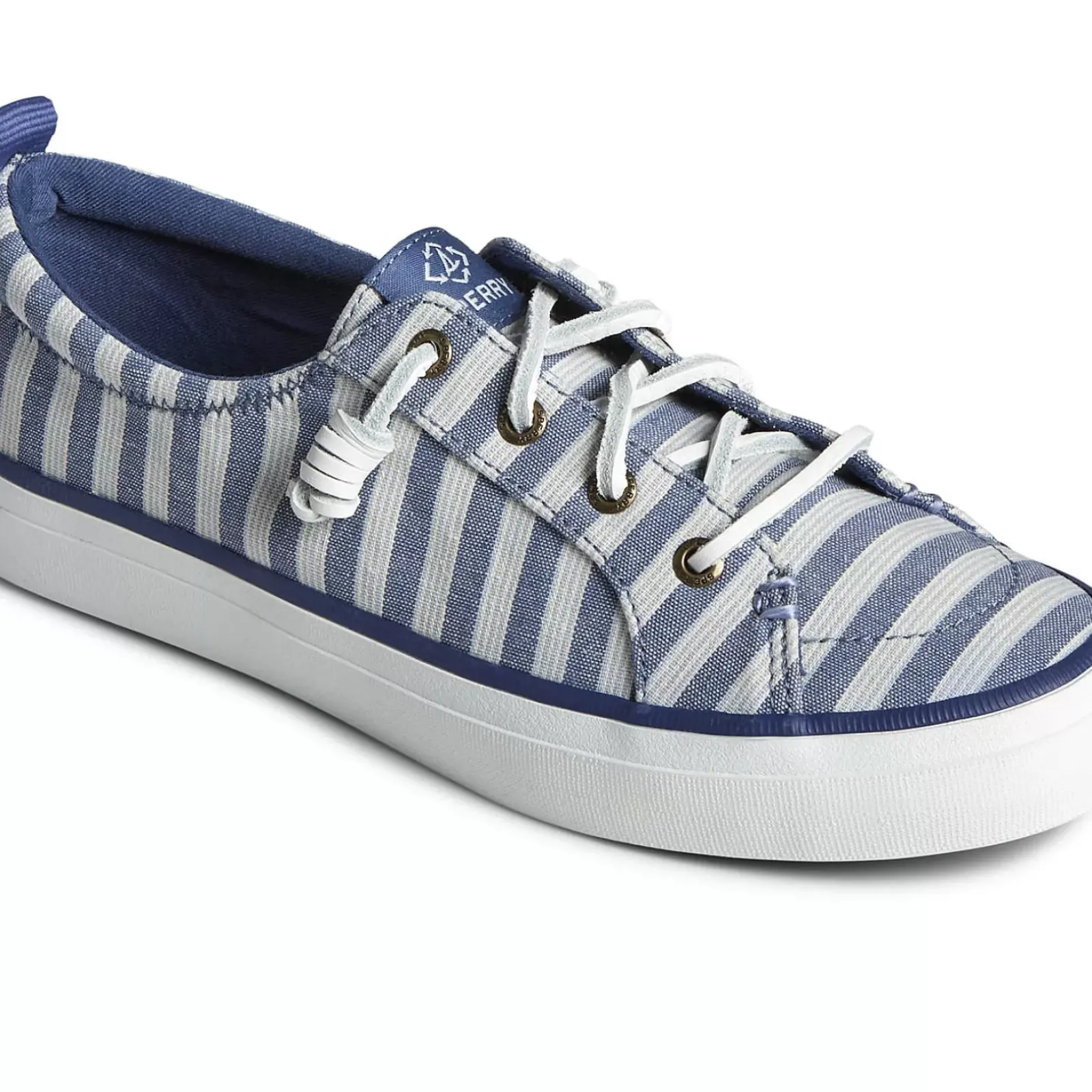SeaCycled|Sale^Sperry Women's SeaCycled™ Crest Vibe Striped Textile Sneaker Navy