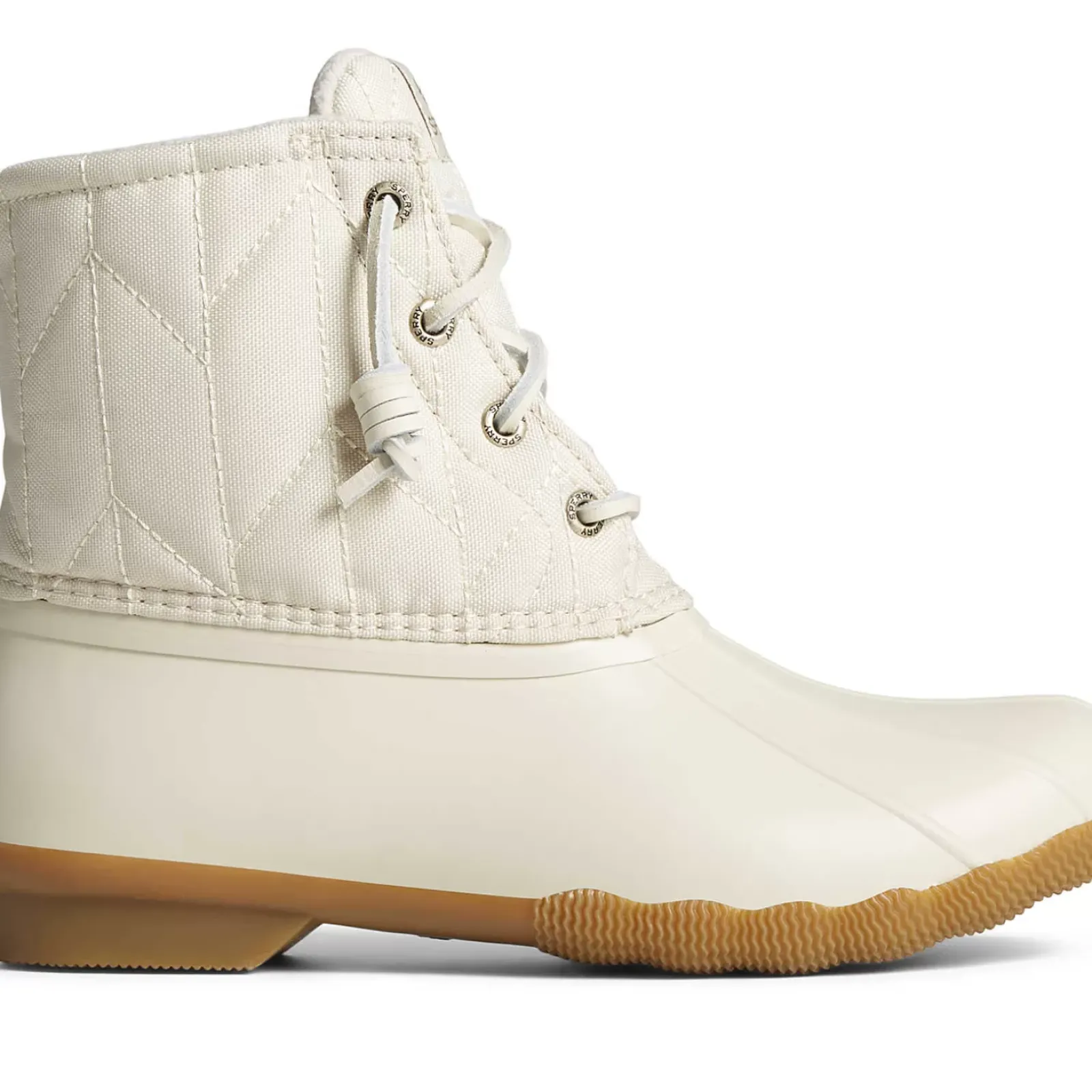 Saltwater Duck Boot|SeaCycled^Sperry Women's SeaCycled™ Saltwater Nylon Duck Boot Ivory