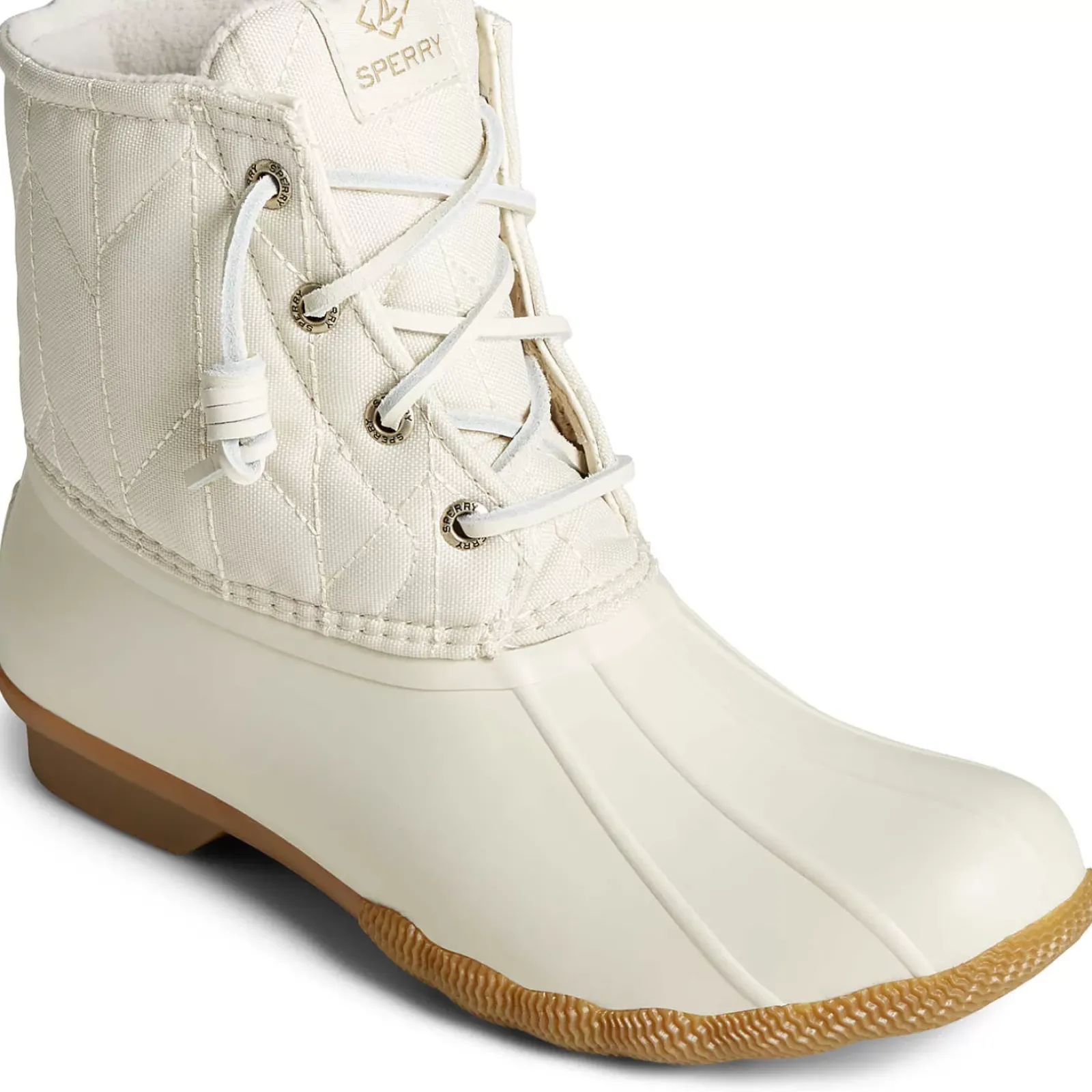 Saltwater Duck Boot|SeaCycled^Sperry Women's SeaCycled™ Saltwater Nylon Duck Boot Ivory