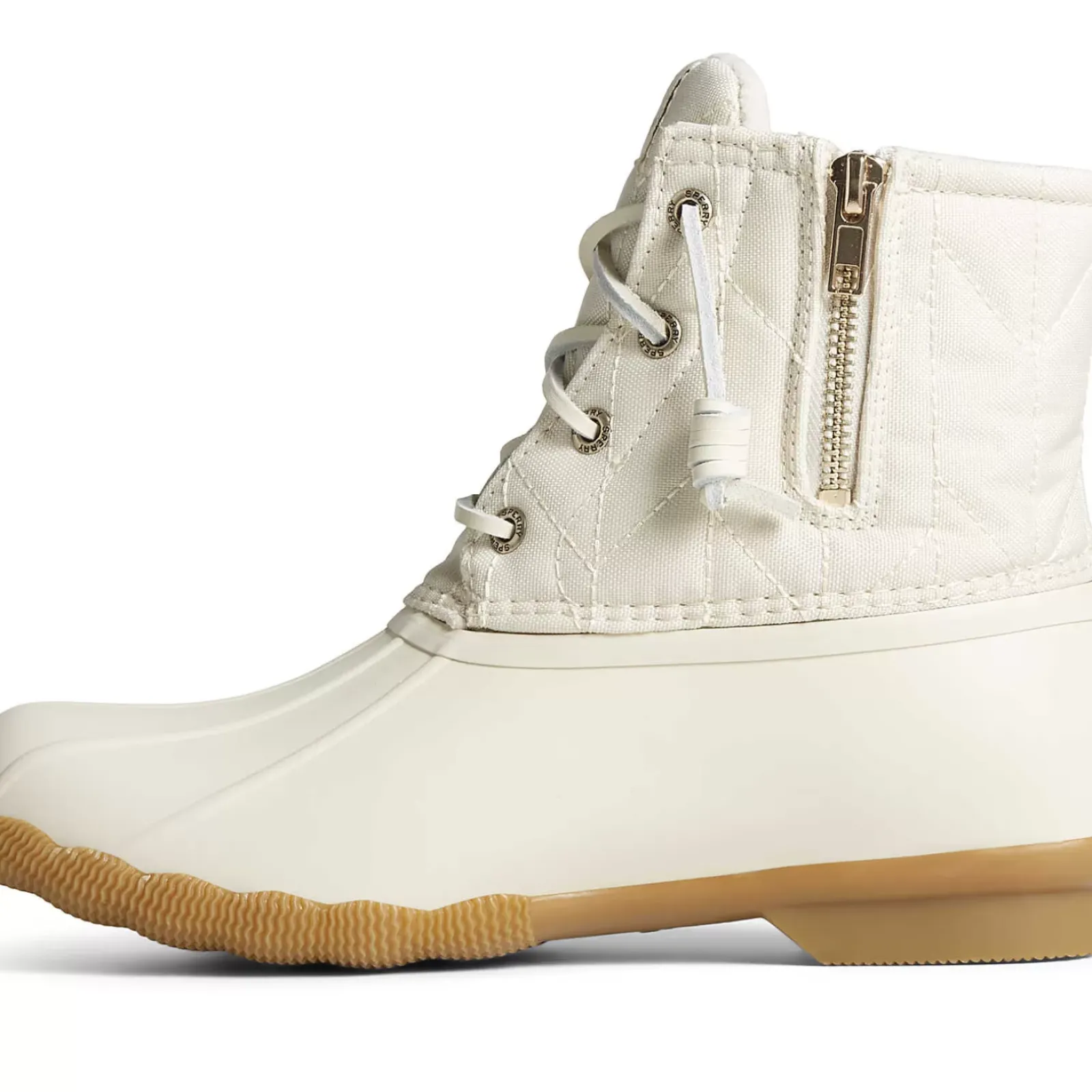 Saltwater Duck Boot|SeaCycled^Sperry Women's SeaCycled™ Saltwater Nylon Duck Boot Ivory