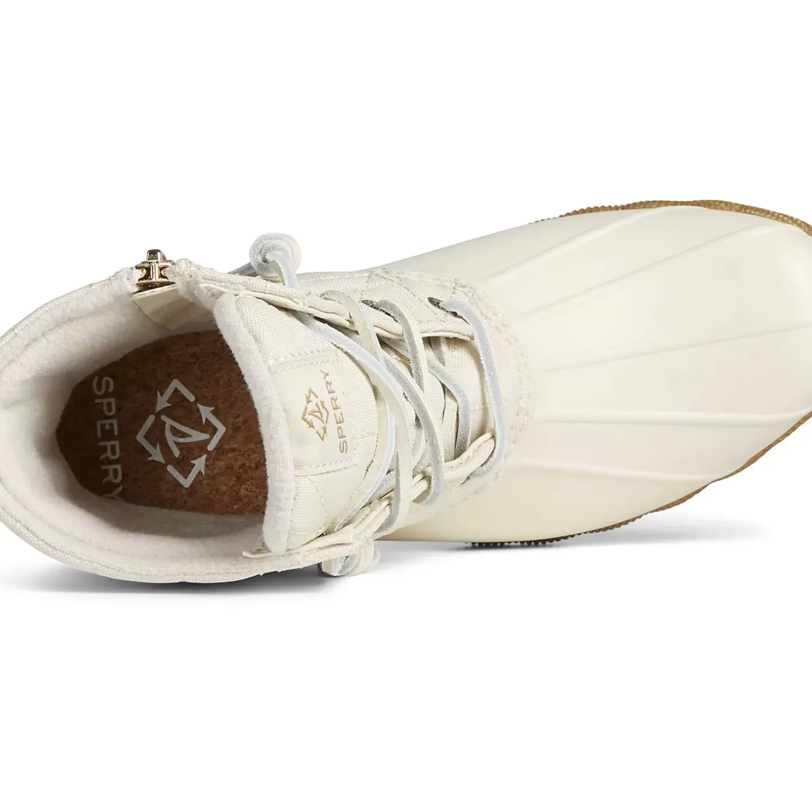 Saltwater Duck Boot|SeaCycled^Sperry Women's SeaCycled™ Saltwater Nylon Duck Boot Ivory