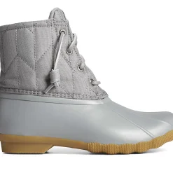 Saltwater Duck Boot|SeaCycled^Sperry Women's SeaCycled™ Saltwater Nylon Duck Boot Grey