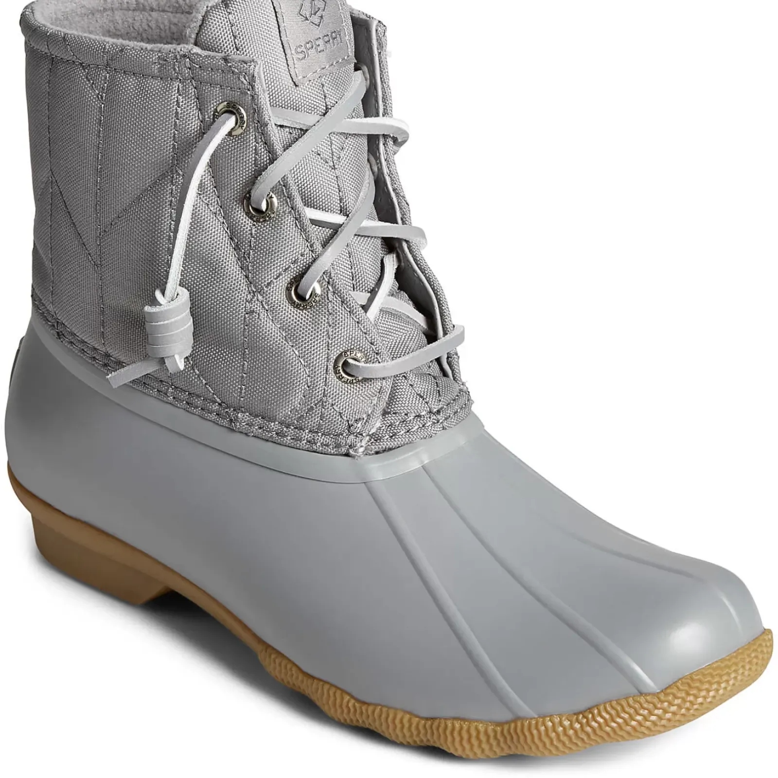 Saltwater Duck Boot|SeaCycled^Sperry Women's SeaCycled™ Saltwater Nylon Duck Boot Grey