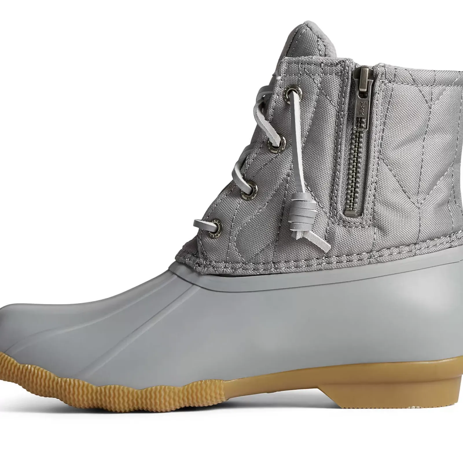 Saltwater Duck Boot|SeaCycled^Sperry Women's SeaCycled™ Saltwater Nylon Duck Boot Grey