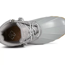 Saltwater Duck Boot|SeaCycled^Sperry Women's SeaCycled™ Saltwater Nylon Duck Boot Grey