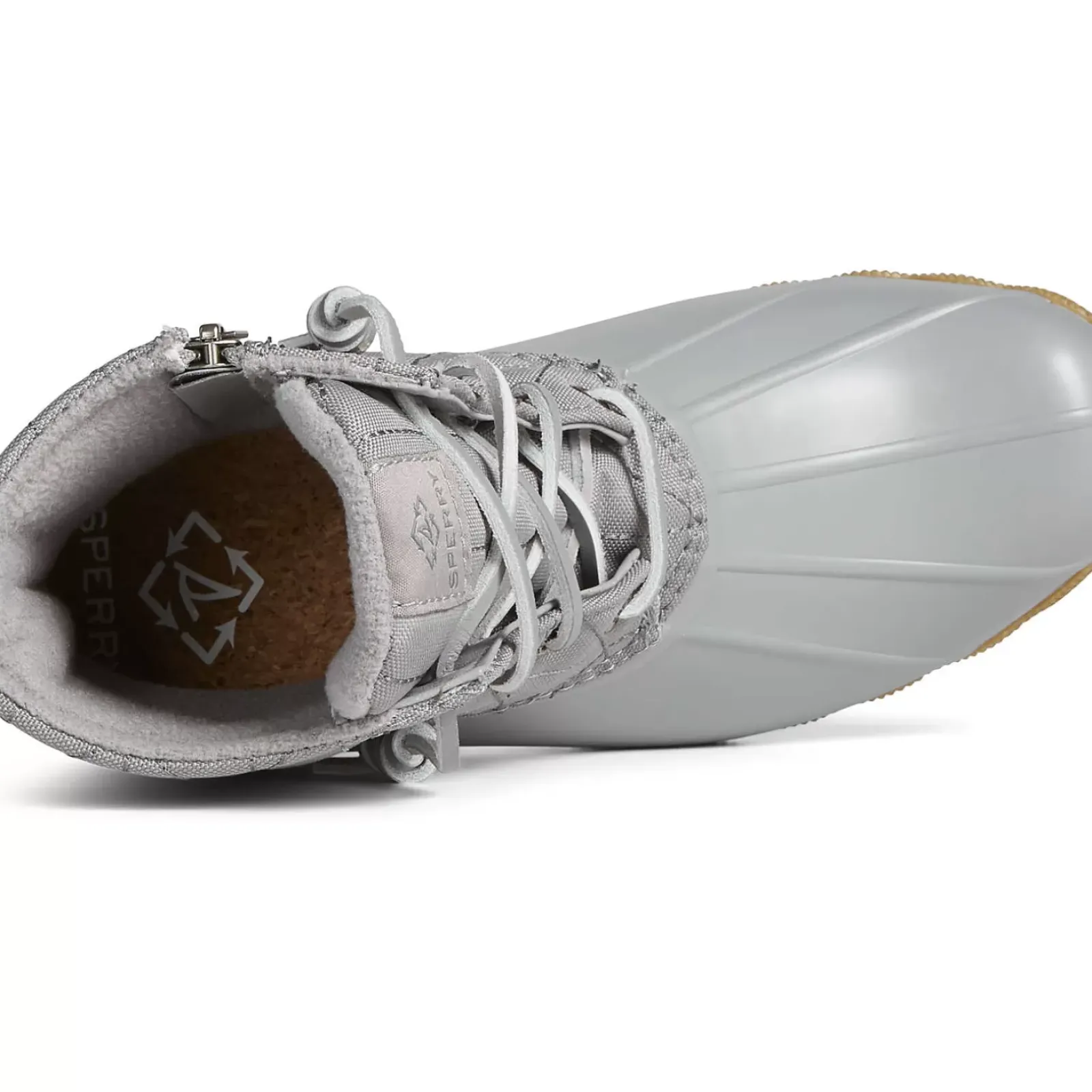 Saltwater Duck Boot|SeaCycled^Sperry Women's SeaCycled™ Saltwater Nylon Duck Boot Grey