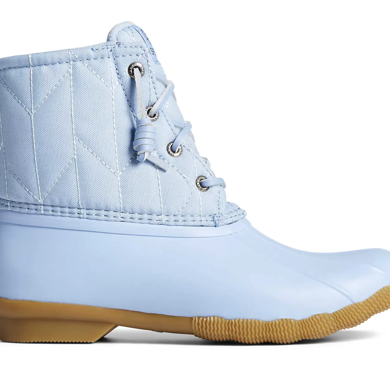 Saltwater Duck Boot|SeaCycled^Sperry Women's SeaCycled™ Saltwater Nylon Duck Boot Light Blue