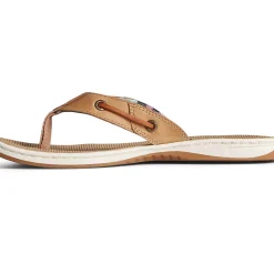 Shoes|Sandals^Sperry Women's Seafish Leather Flip Flop Tan