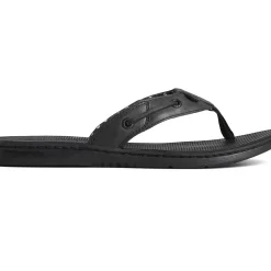 Sandals|Shoes^Sperry Women's Seafish Leather Flip Flop Black
