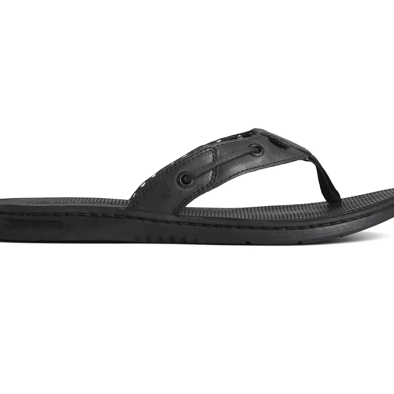Sandals|Shoes^Sperry Women's Seafish Leather Flip Flop Black