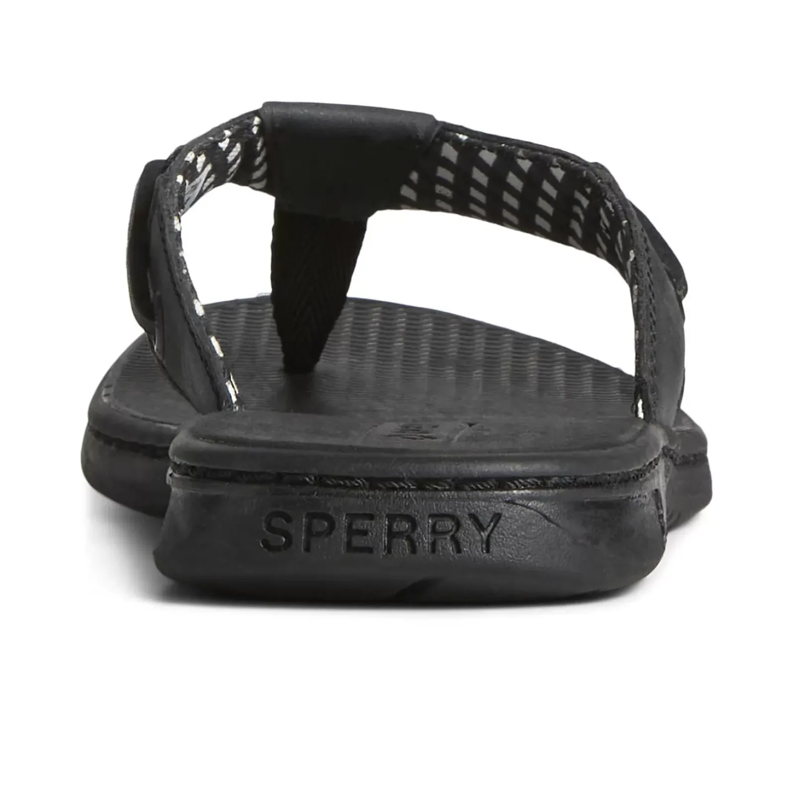 Sandals|Shoes^Sperry Women's Seafish Leather Flip Flop Black