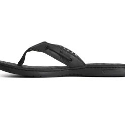 Sandals|Shoes^Sperry Women's Seafish Leather Flip Flop Black