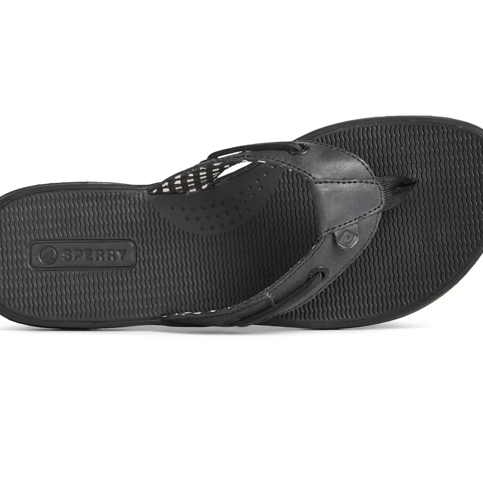 Sandals|Shoes^Sperry Women's Seafish Leather Flip Flop Black