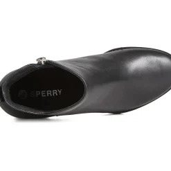 Seaport|Sale^Sperry Women's Seaport Heel Water Resistant Leather Boot Black