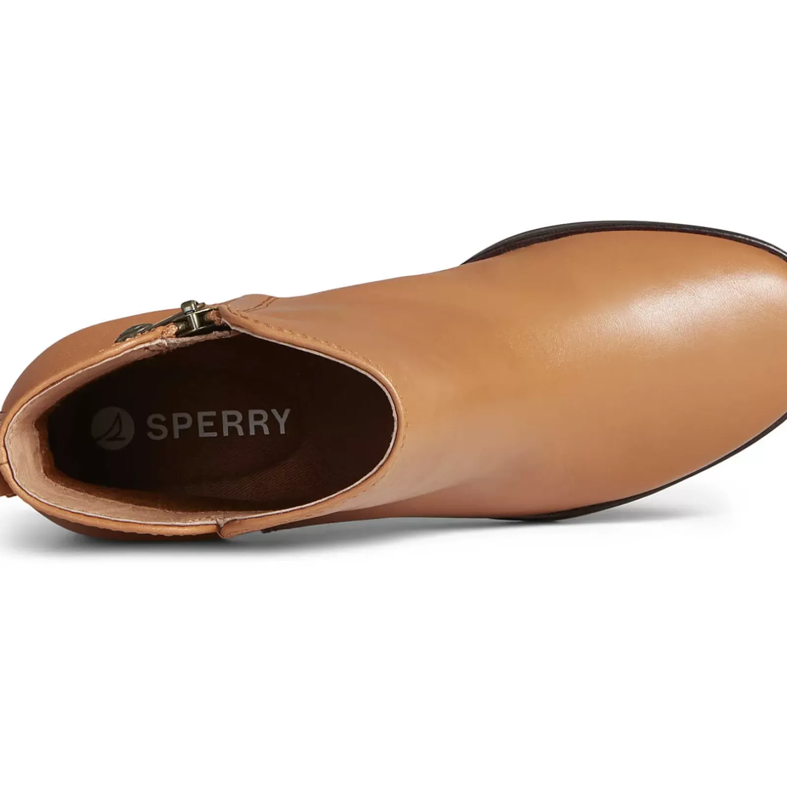 Seaport|Sale^Sperry Women's Seaport Heel Water Resist Leather Boot Tan