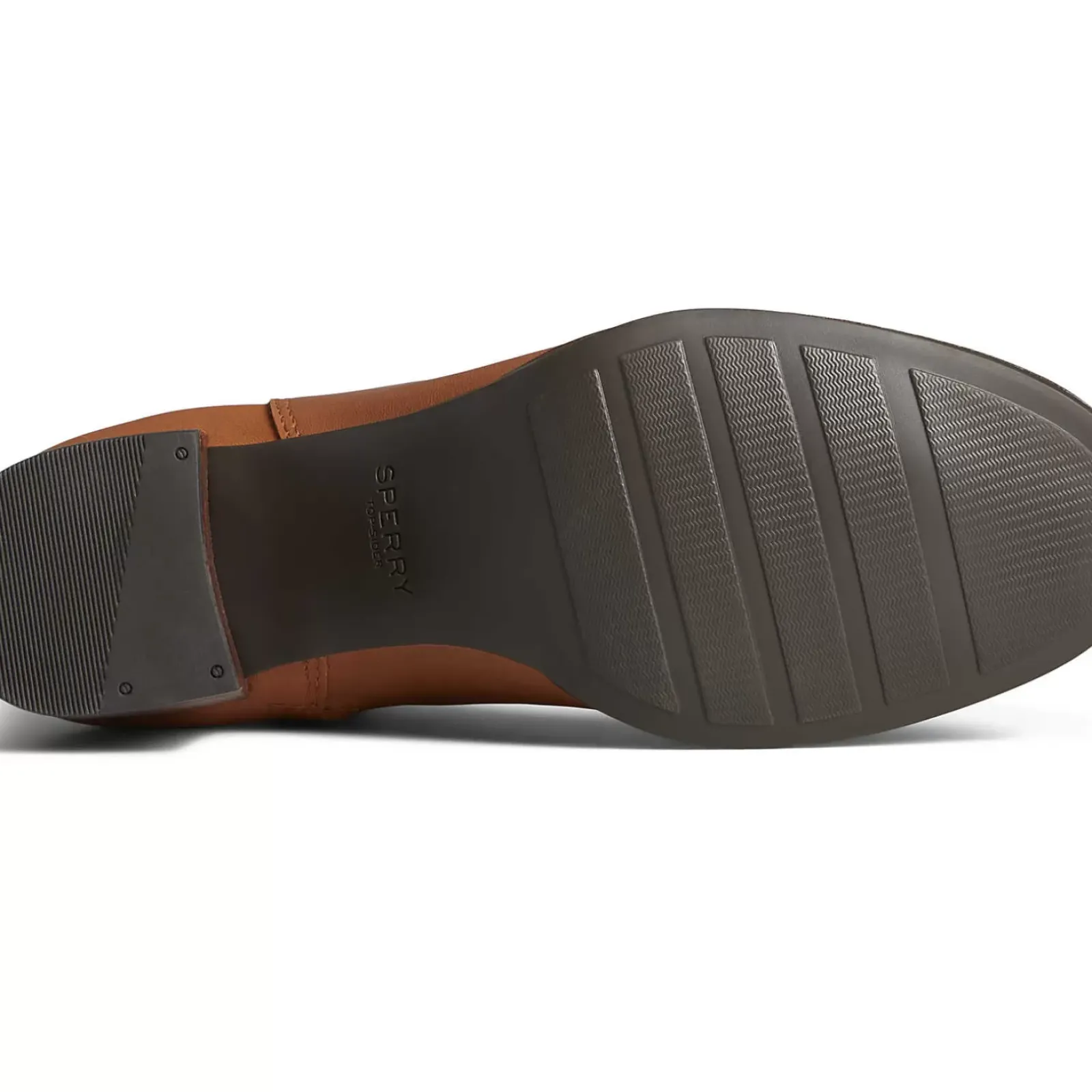 Seaport|Sale^Sperry Women's Seaport Heel Water Resist Leather Boot Tan