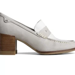 Seaport|Sale^Sperry Women's Seaport Penny Heel Loafer Grey