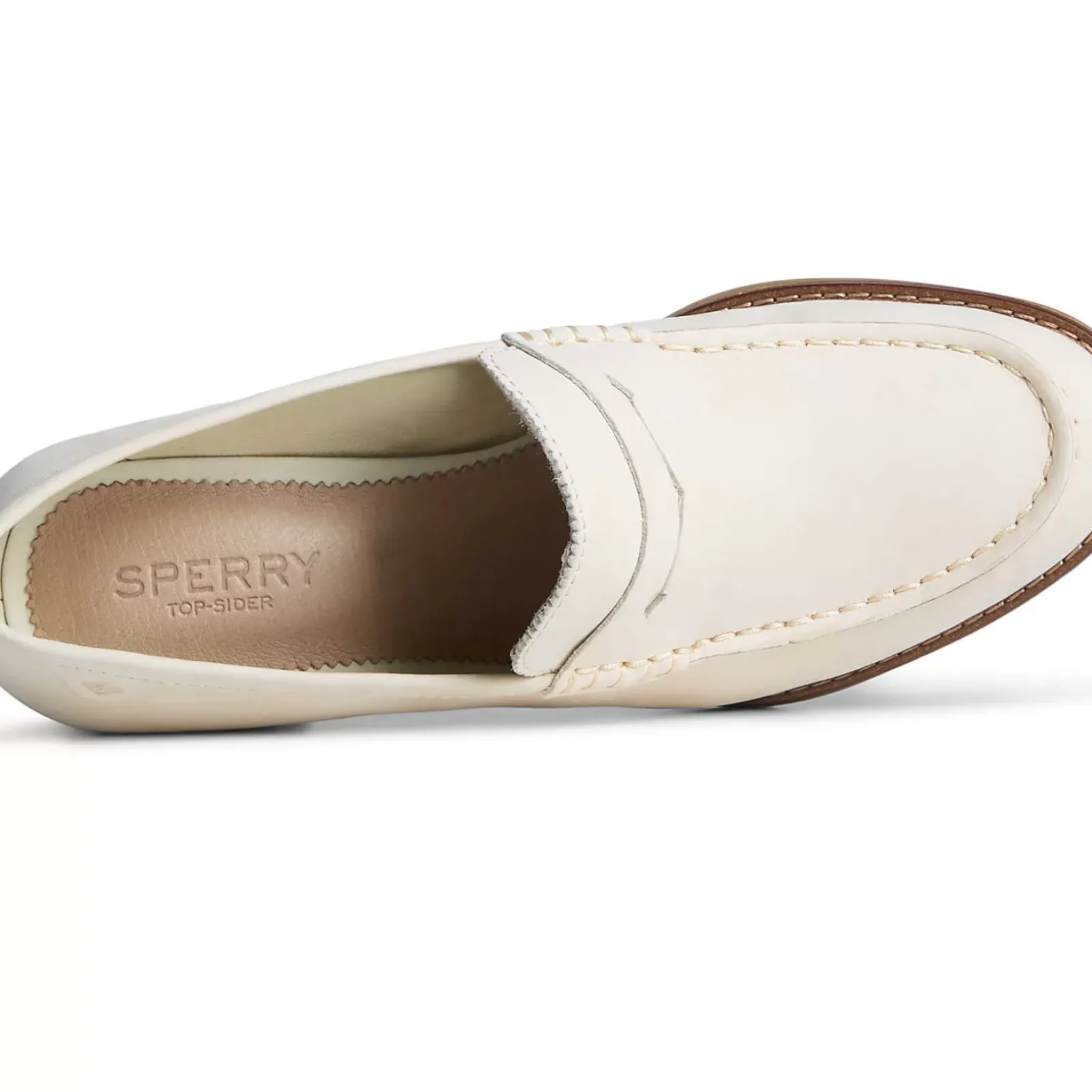 Seaport|Sale^Sperry Women's Seaport Penny Heel Loafer Ivory