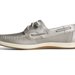 Sale|Boat Shoes^Sperry Women's Songfish Pearlized Boat Shoe Silver